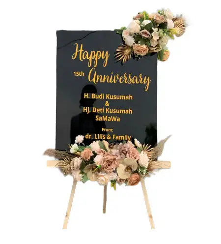 Papan Bunga Akrilik 2 X 11 Enam Lingkuang