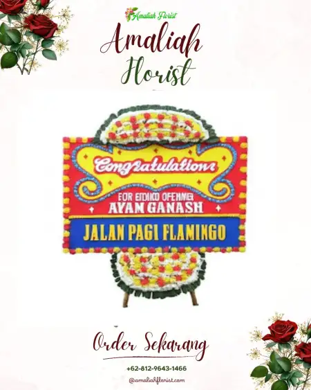 Sewa Papan Bunga 2 X 11 Enam Lingkuang